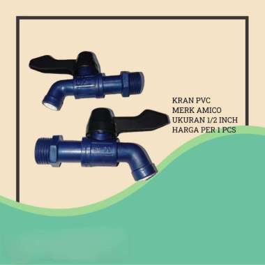 KRAN PVC AMICO 1/2 3/4 / KERAN AIR AMICO /KRAN PVC AMICO Amico1/2
