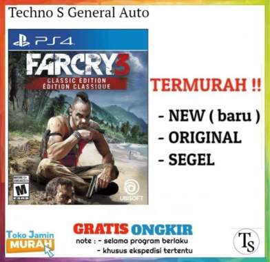 PS4 FarCry 3 Classic Edition / Kaset PS 4 Far Cry 3 Classic Edition REGION ALL