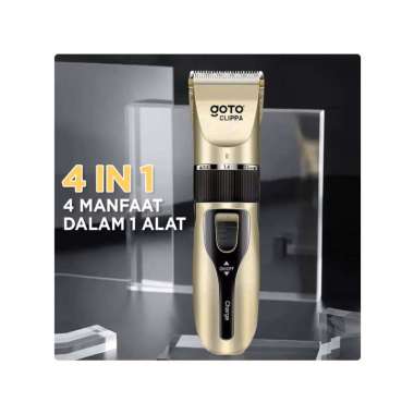 Goto Clippa GOH-60033-00714 Mesin Pencukur Rambut Elektronik - Gold, Grey