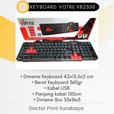 KEYBOARD VOTRE KB2308 USB