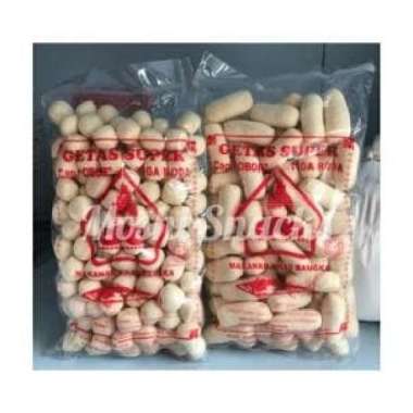 Getas Super Cap Obor Tiga Roda Merah / Getes Ikan Kerupuk Bangka 250gr Bulat