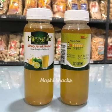 Sirup Jeruk Kunci Mirrando Asli Bangka 250ml / Sonkit Kasturi Lemoncui