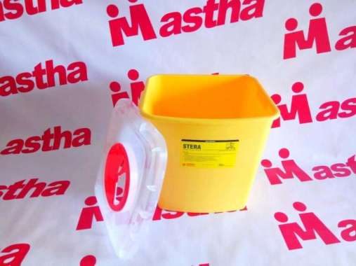Sharp Container STERA Tempat Sampah Medis Limbah Medis / Jarum 13Liter