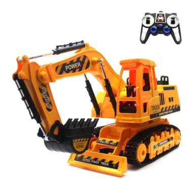 Mainan Remote Control Extreme Excavator Truck Multicolor