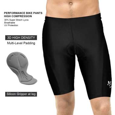 Lasona Bike Celana Sepeda Premium Unisex CS-538H-L8 XS Black