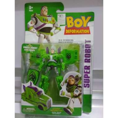 Mainan Super Robot Buzz Lightyear Toy Story Deformation