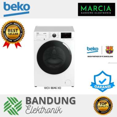 WCV8646XO | MESIN CUCI FRONT LOADING 8K PROMO BEKO | BEKO WCV8646X0