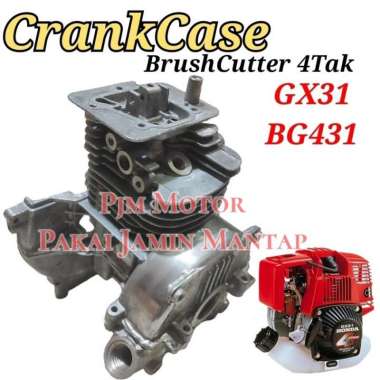 GX31 Crank case block blok boringan mesin potong rumput Honda BG 431