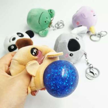 SQUEEZE GLITTER CUTE DOLL boneka fidget toys pencetan