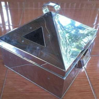 Klakat Kukusan Kotak Stainless Ukuran 40 Cm