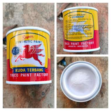 Cat Kuda Terbang 100 ml Putih Cat Minyak Besi Kayu White