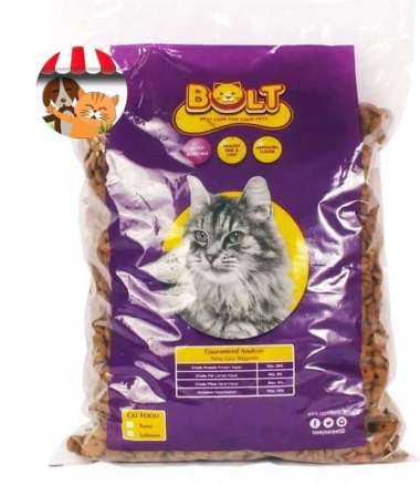 Bolt Cat Food 1kg Tuna- Bolt Makanan Kucing