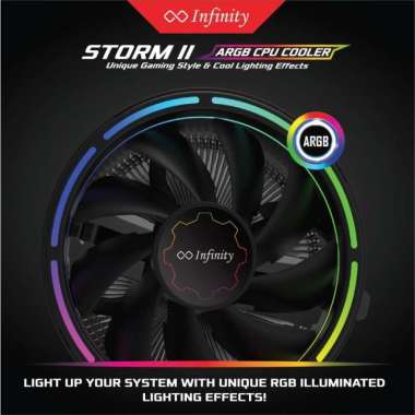 INFINITY STORM II ARGB Cpu Cooler - HSF Cpu Cooler AMD INTEL