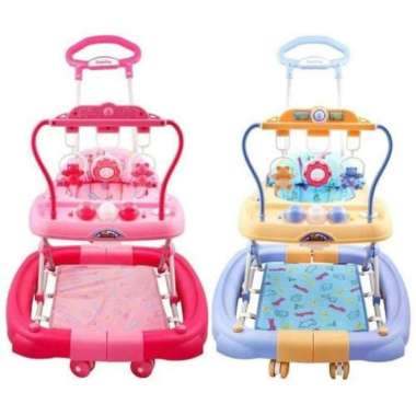 baby walker family FB-2068 - Biru Muda TERBAIK Multicolor