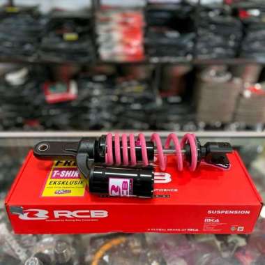 SHOCK BELAKANG TABUNG RCB MB2 PINK SERIES 305 330 MM ALL MATIC SINGLE SHOCK