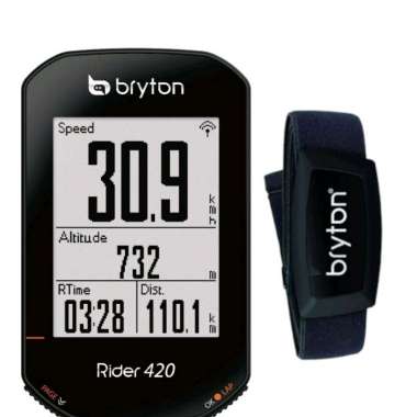 BRYTON C COMP RIDER 420 WHITE HEART RATE MONITOR