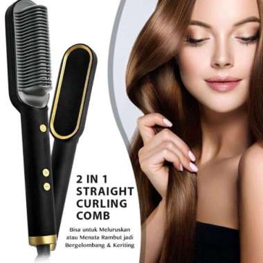 SISIR CATOKAN PELURUS RAMBUT HAIR CURLER STRAIGHTENER TERBAIK Multicolor