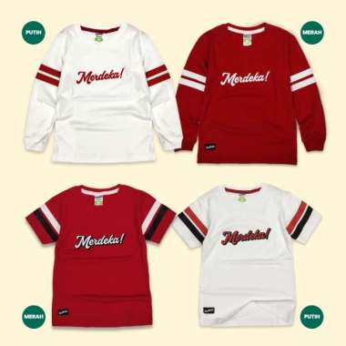 RADKIDS Kaos panjang anak laki laki Baju Anak 17 Agustus Merdeka