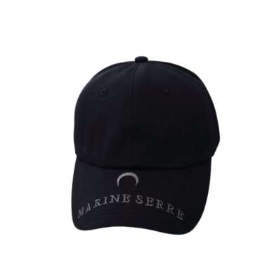 Baseball cap : MARINE SERRE - Topi Baseball Topi Pria Topi Wanita Topi Olahraga One Size BLACK
