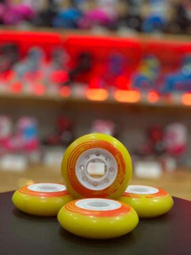 WHEEL RODA SEPATU RODA MERK SUPAFE YELLOW 76MM