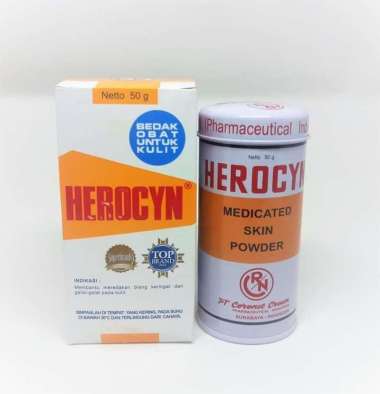 Bedak herocyn 50 g bedak kulit gatal