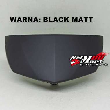 Spoiler ZEUS 613C - Spoiler Helm Zeus ZS613C ZS-613 613BA 613 Semua Ukuran BLACK DOFF