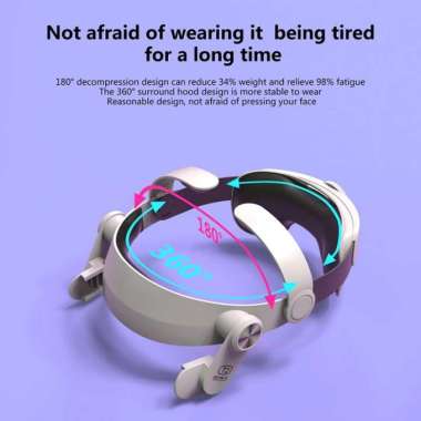 FiiT VR T2 - Halo Head Strap Headband Adjustable for Oculus Quest 2