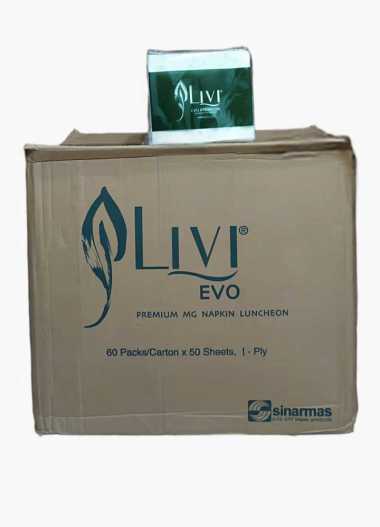 Livi Evo Premium MG Napkin Luncheon 60 packs