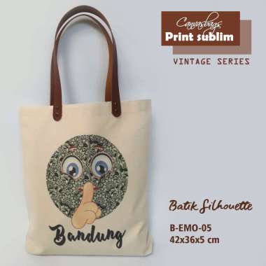 Dewani Totebag B-EMO 05 Tas Kanvas Wanita Seri Bandung Emo