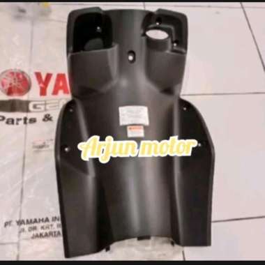 legshield cover kontak Mio J hitam asli original Ygp