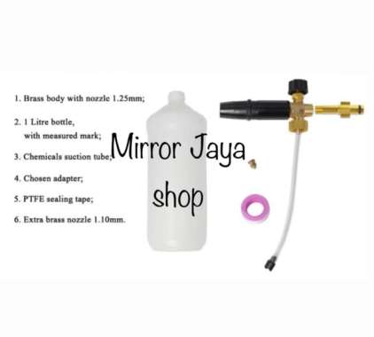 Tabung Salju Cuci Mobil Motor / Snow Wash Sabun / Foam Lance Snow