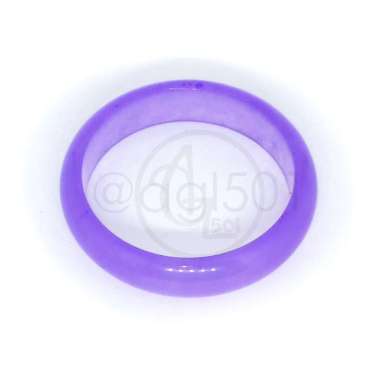 Gelang Natural Jade Giok Ungu/Dyed Jade Asli Alam