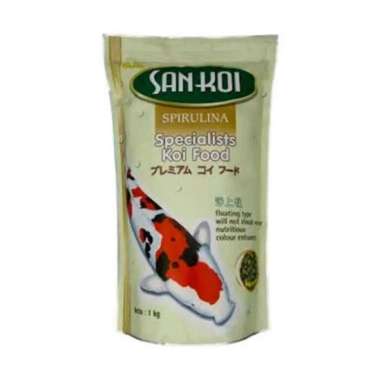 Sankoi San koi Spirulina Medium M Pakan Makanan ikan koi 1kg Medium