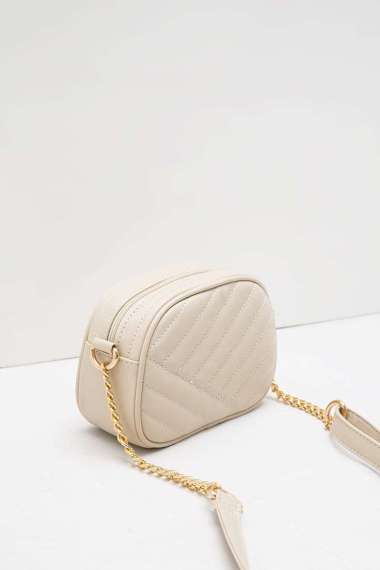 Berrybenka - Tas Selempang Wanita Sofia Rachel Quilted Sling Bag Beige
