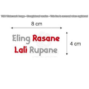 Stiker Motor Mobil Eling Rasane Kata Jawa Spakbor Batok Cutting Sticke