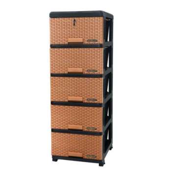 Promo!! RAK LACI NAPOLLY 5 SUSUN KUNCI CONTAC 500 TERBAIK Multicolor