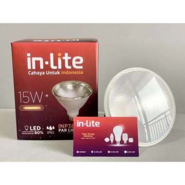 LAMPU INLITE PAR 38 LIGHT LED 15W INP3801 WARM WHITE / KUNING