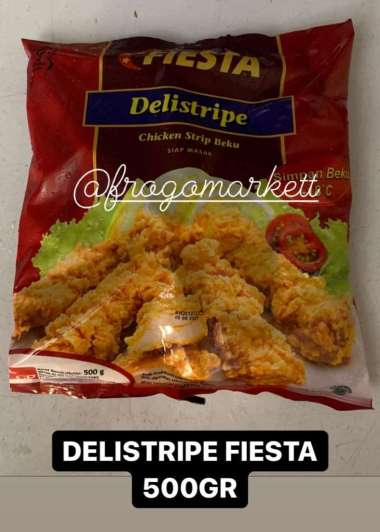 Promo Harga Fiesta Ayam Siap Masak Delistripe 500 gr - Blibli