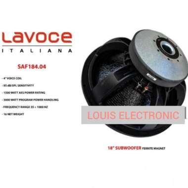 Speaker Komponen LAVOCE SAF184.04 SAF 184.04 SAF18404 18 Inch ORIGINAL