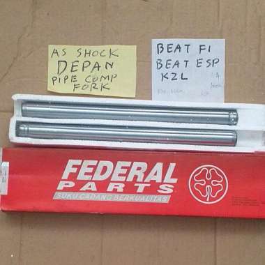 AS PIPA SHOCK DEPAN PIPE COMP FORK HONDA BEAT FI BEAT ESP BEAT POP MERK FEDERAL JAMINAN ASLI MERK FE