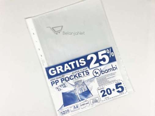 PP Pocket Bambi Ukuran A4 F4 A4