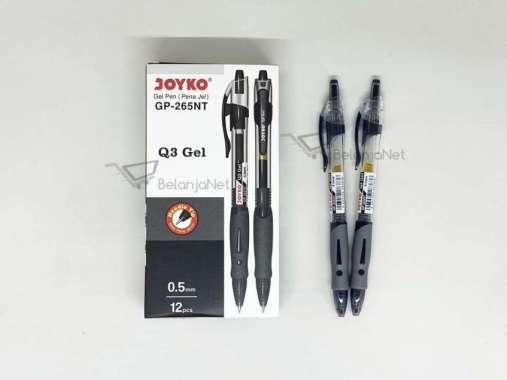 Pulpen Pen Gel | Gel Pen Q3 Gel Joyko Cetek GP-265NT 0.5 mm [1 LUSIN]