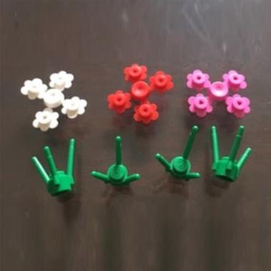 LEGO PARTS - Flowers set of 4 (3 colors)
