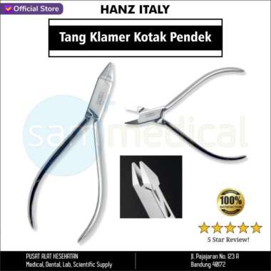 Hanz Italy Tang Klamer Dental - Tang Orthodontic Kotak Pendek