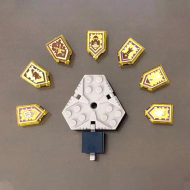 LEGO Part Out 70373 - Nexo Knights YELLOW Combo NEXO Powers Wave 2