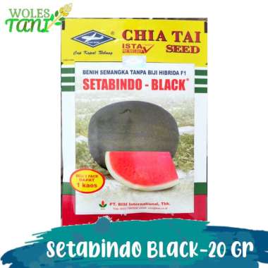 Benih Semangka Hibrida Tanpa Biji Setabindo Black 20 Gram