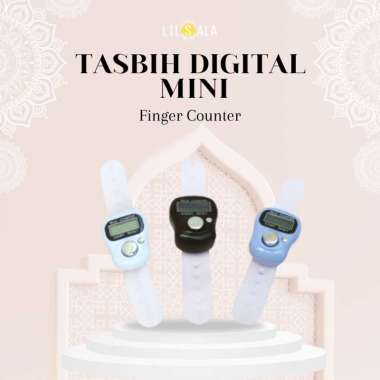 [TD] Tasbih Digital SXH Mini Tally Counter Souvenir Murah Tahlilan Finger Counter Aqua