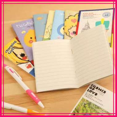 Note book mini buku tulis memo kecil lucu isi 20 lembar