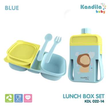 Kandila Baby Lunch Box Set - Blue