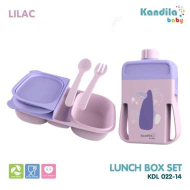 Kandila Baby Lunch Box Set - Lilac